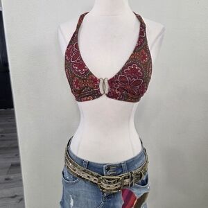 Boho Paisley Halter Top